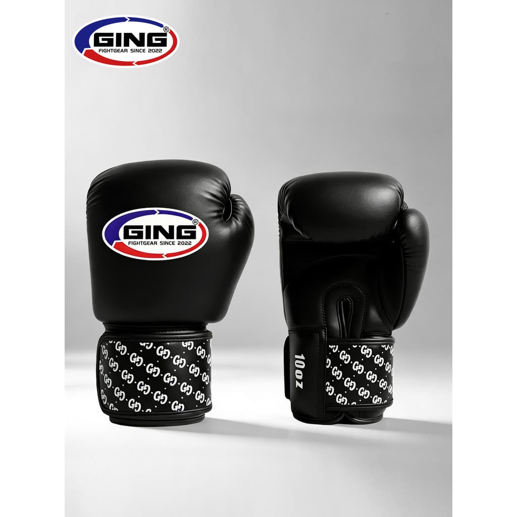 Caixa luvas de boxe Sanda Muay Thai luta luvas adultas masculino feminino crianças treinamento profissional saco de boxe