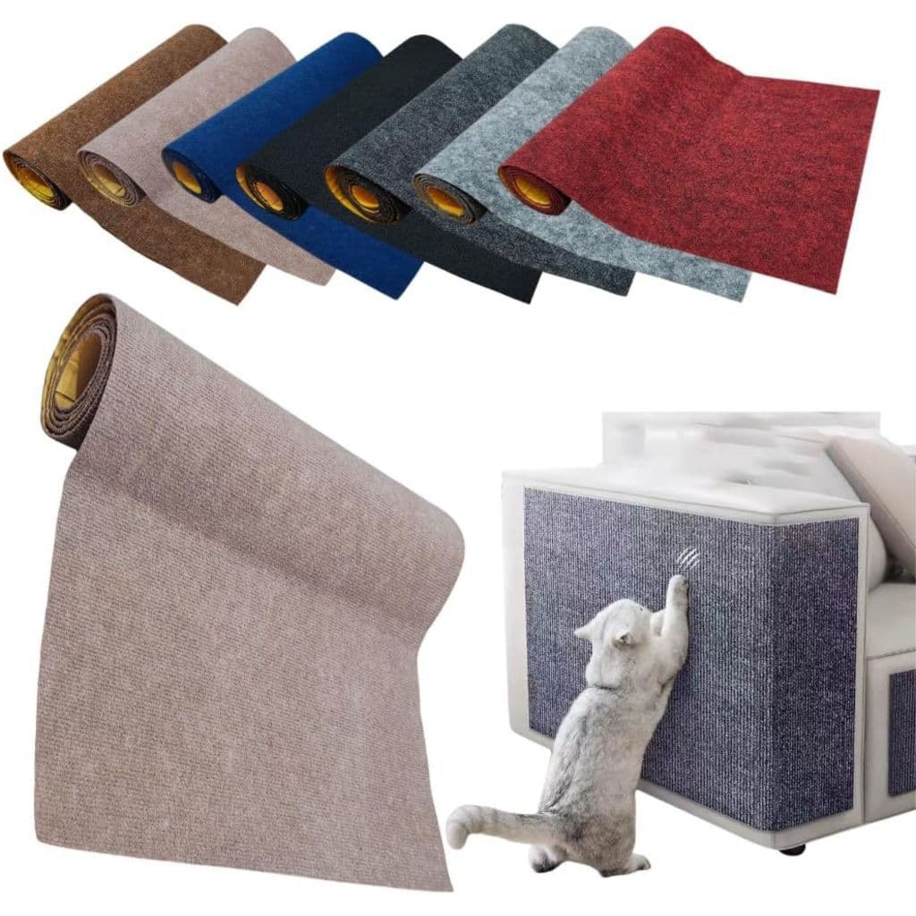 Tapete Arranhador Para Gatos Auto-Adesivo Proteçao Para Sofa Carpete Premium