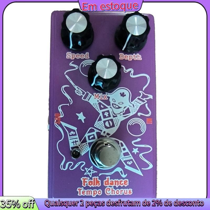 CHORUS Pedal De Efeito De Guitarra Elétrica Efeitos De Coro