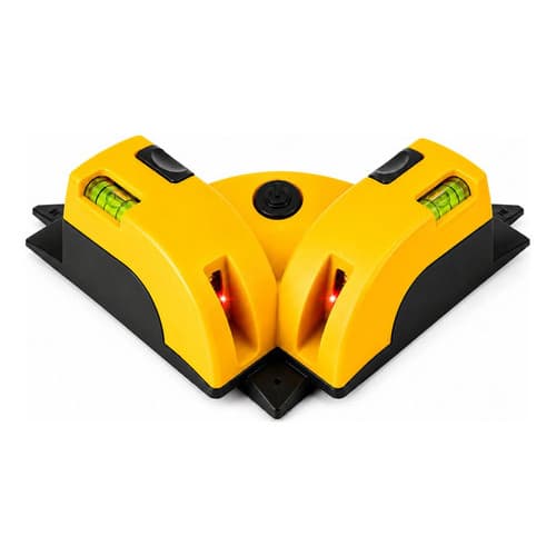 Nível Laser Esquadro Nivelador 90° Piso Azulejo Parede