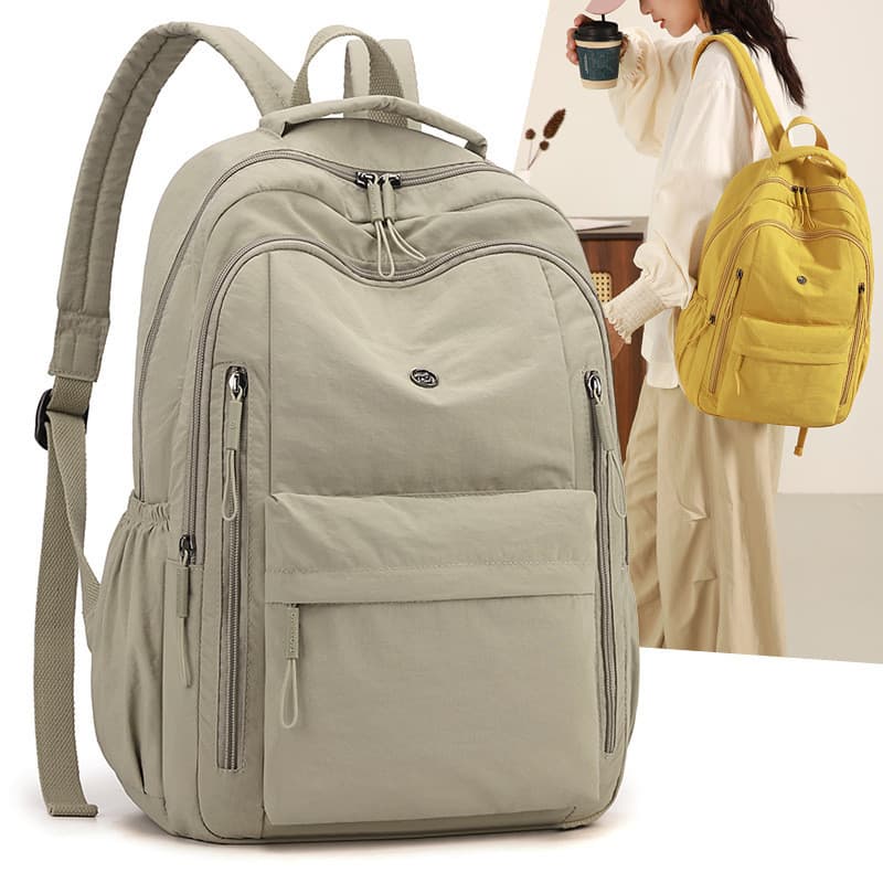 Mochila feminina Oxford pano de viagem grande capacidade moda tendência estudante mochila viagem moda mochila