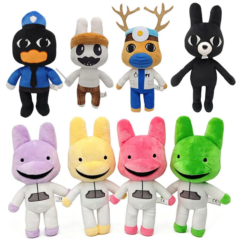 Novo estilo Horror animal Hospital brinquedo de pelúcia animal Hospitalplush jogo boneca periférica20260817