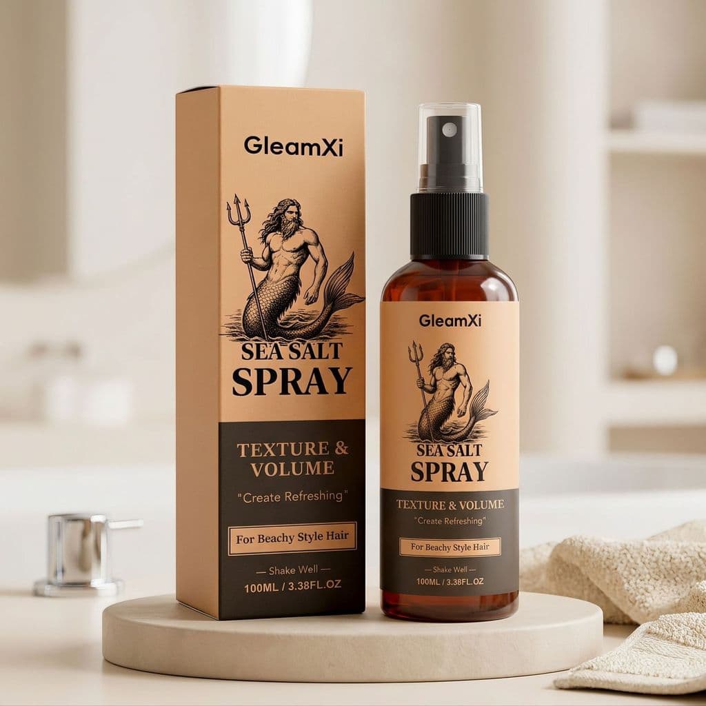 O Spray Capilar Hidratante Refrescante GleamXi é hidratante, leve, não pegajoso, prático, compacto e cuida e suaviza o c