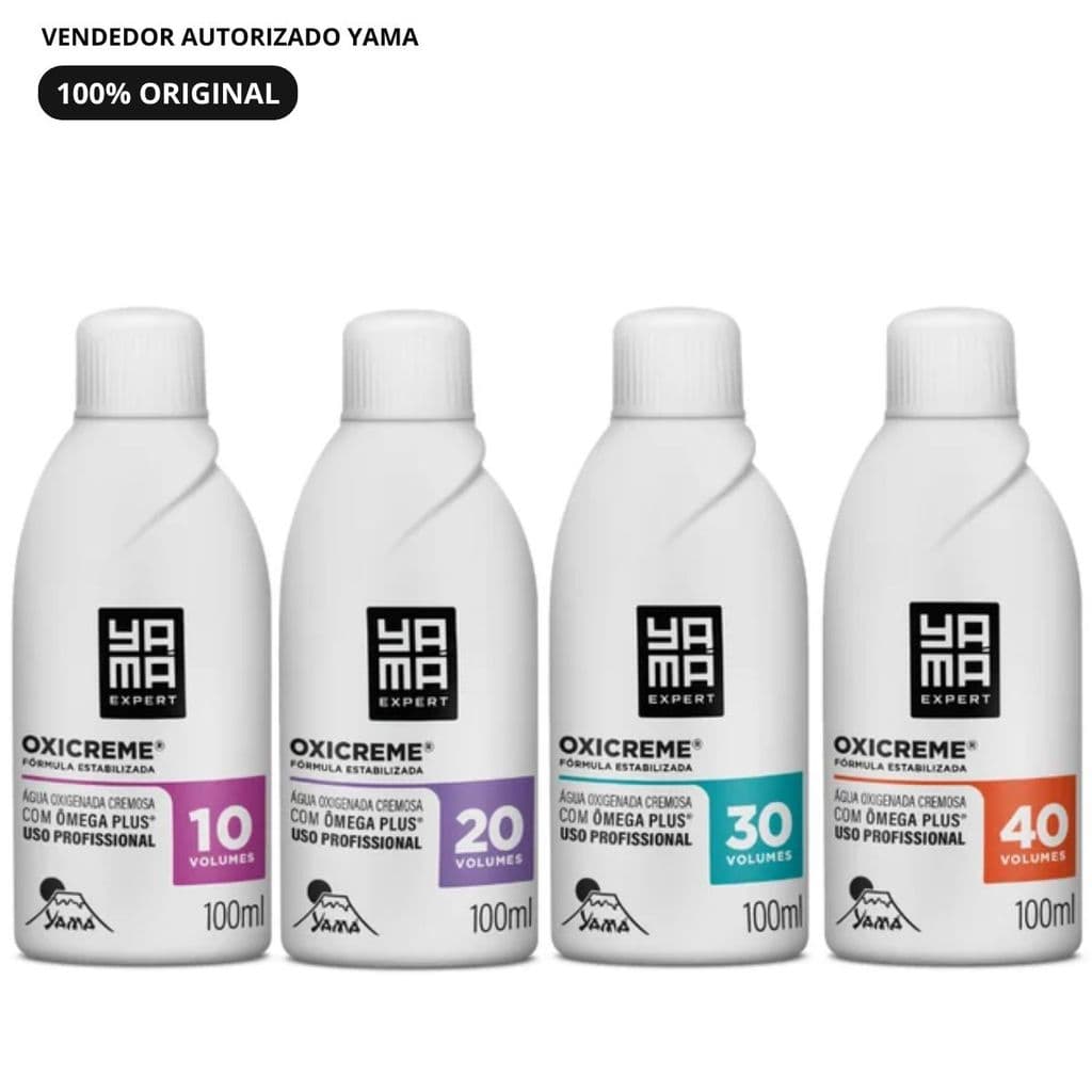 Água Oxigenada Yamá 60ml / 100ml - Escolha o Seu Volume - 10/20/30/40