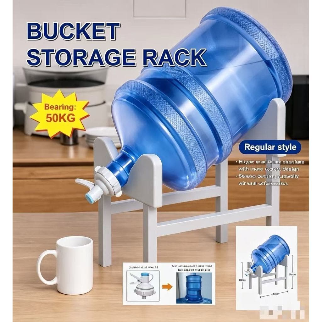 Suporte Para Galão De Água 3 A 20L + 1 Válvula Prático ( COR ALEATORIO )