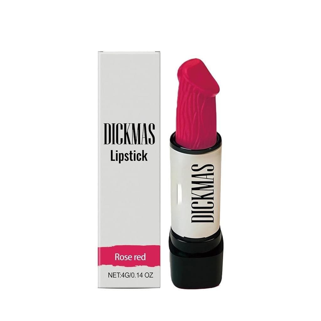 Batom Divertido de Brincadeira para Mulheres, Batom de Novidade Dickmas, Presente Engraçado, Série de Férias, 4g/0.14oz,