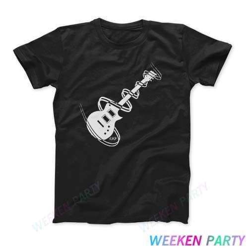 ESP guitarra elétrica Metal rock Jazz duplo rock música guitarras homens mulheres puro algodão instrumento Musical camis