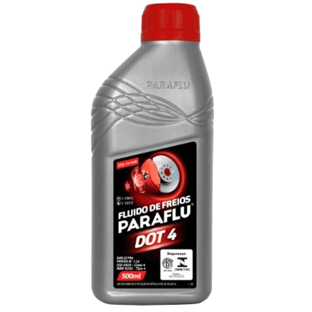 FLUIDO OLEO DE FREIOS DOT 4 500ML PARA SISTEMAS HIDRAULICOS DE FREIO E EMBREAGEM