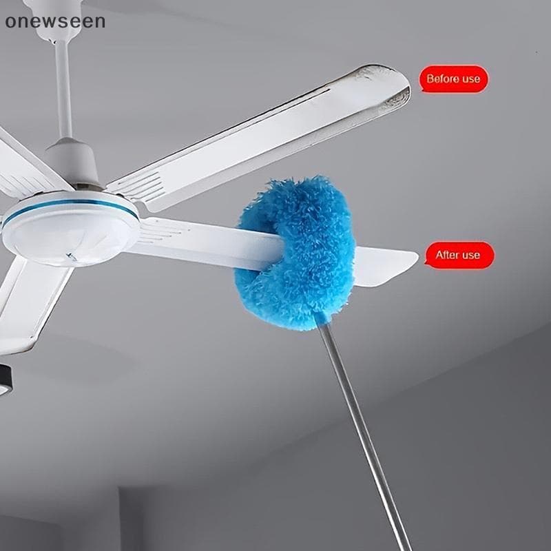 Espanador De Ventilador De Teto De Microfibra Estende Até 80 Cm De Comprimento , Escova De Limpeza Reutilizável Para Dom