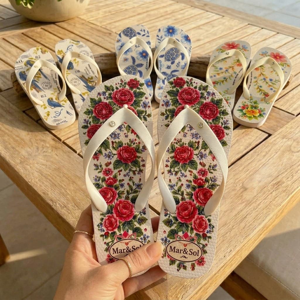 Chinelo Feminino Estampado Confortável Leve Macio Varios Modelos Promoção