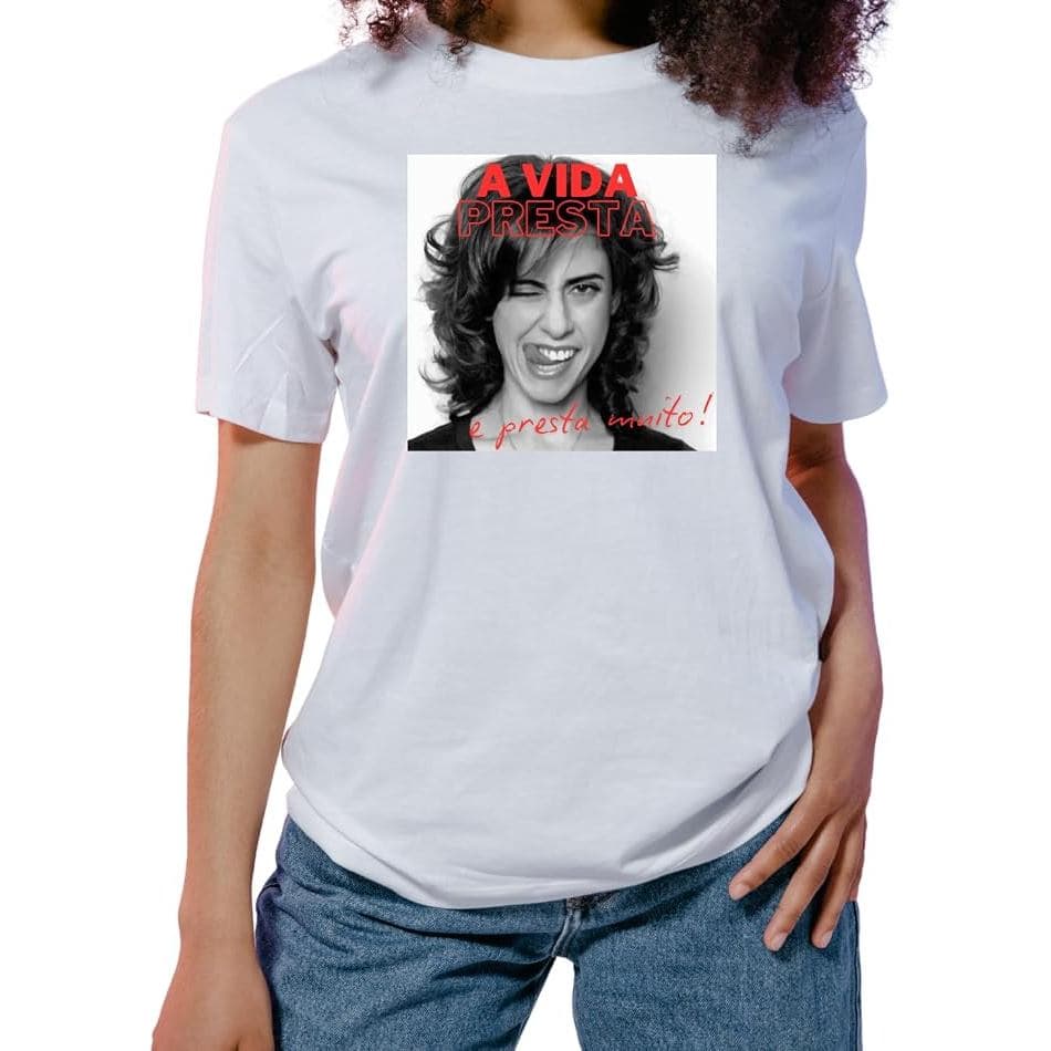 Camiseta Unissex A Vida Presta, América Latina, 100% Algodão Premium,P ao G3