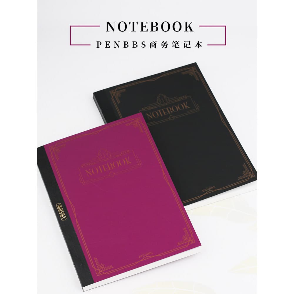 PENBBS A5 caderno bloco de notas 85g grosso estudante adulto manual bloco de notas diário mão rasgo linha caderno