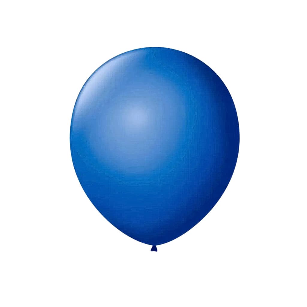 Balão Bexiga Festa Liso 5 Polegadas 50un Festball Azul Royal