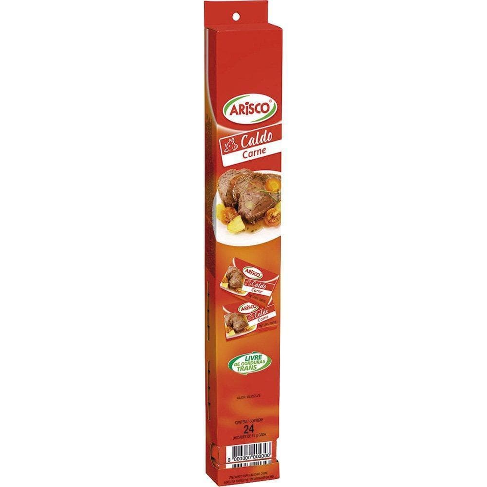 Caldo de Carne 19g - 24 unidades - Arisco