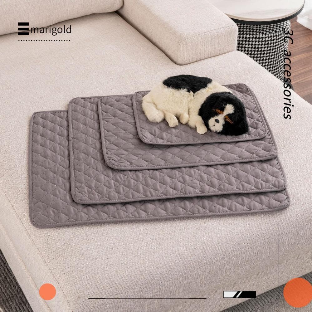 Capa De Fralda Para Cachorro MARIGOLD , Tapete De Cama Reutilizável De Seda Gelada Animais De Estimação , Sofá Impermeáv