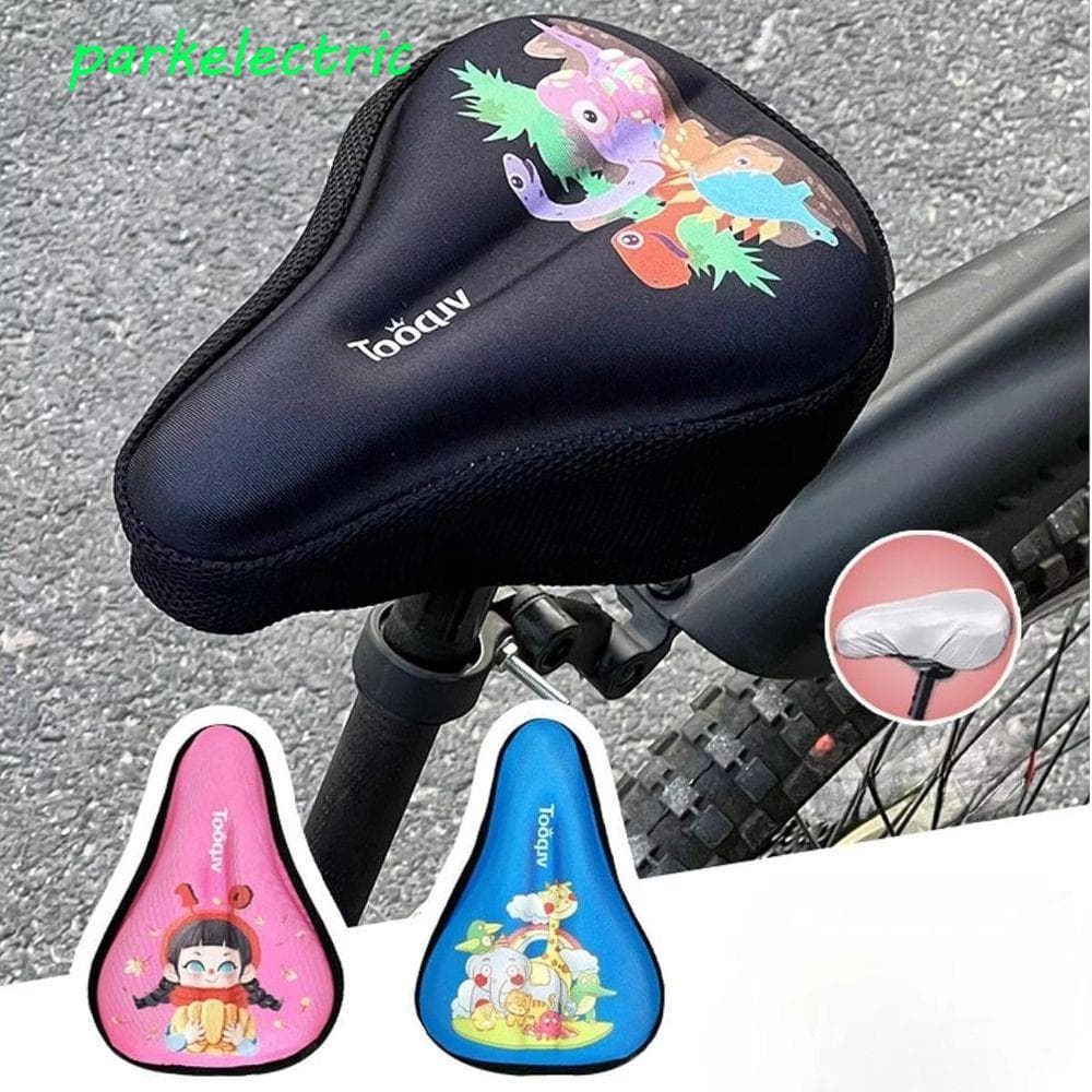 PARKELECTRIC Assentos Para Bicicletas Infantis , Capa De Almofada , Almofadas Espessas De Bicicleta , Selas Antiderrapan