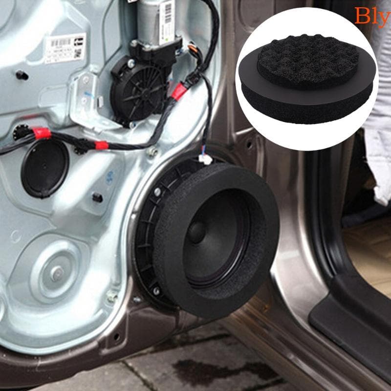 Bly 6 5 Alto-Falante Da Porta Do Carro Anéis Rápidos Realçador Esponja Defletor Para De Isolamento Acústico