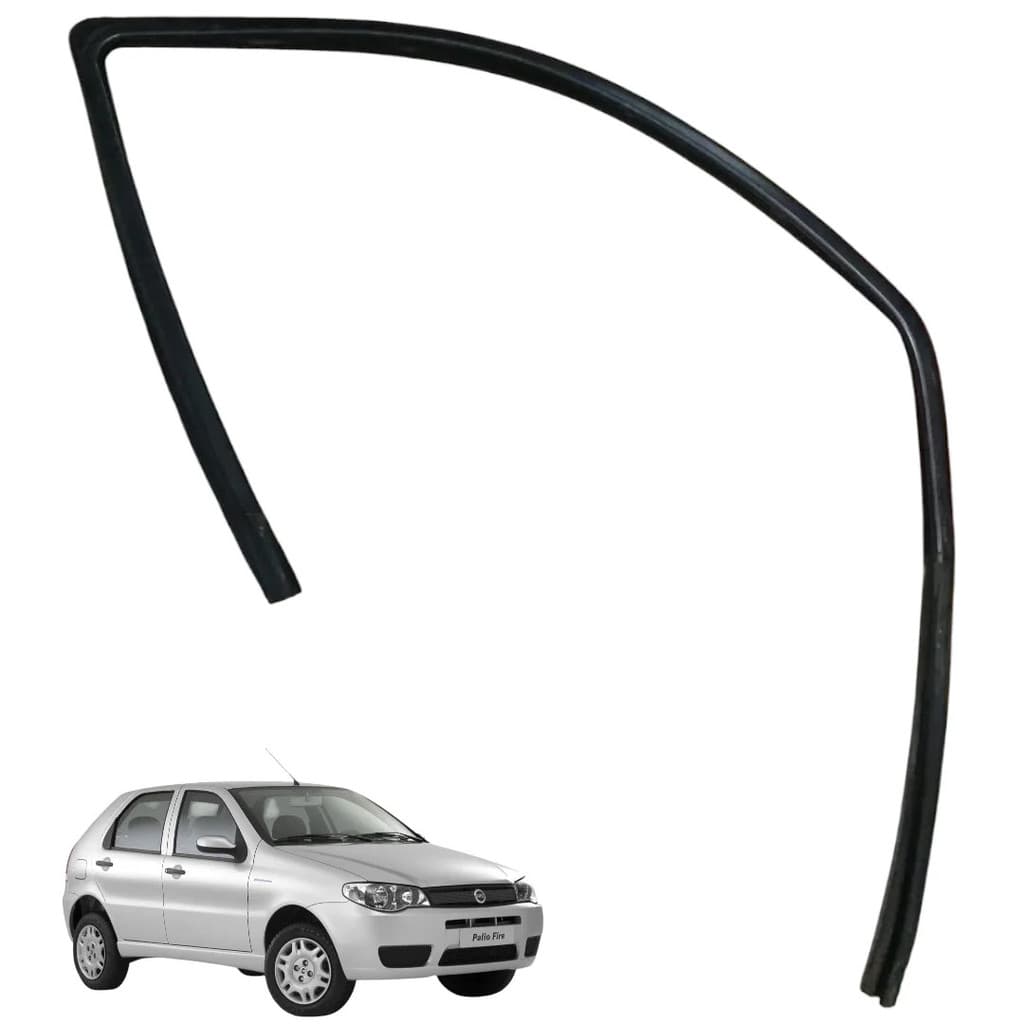Borracha Guia Vidro Dianteiro Esquerdo Fiat Palio 2004 2012