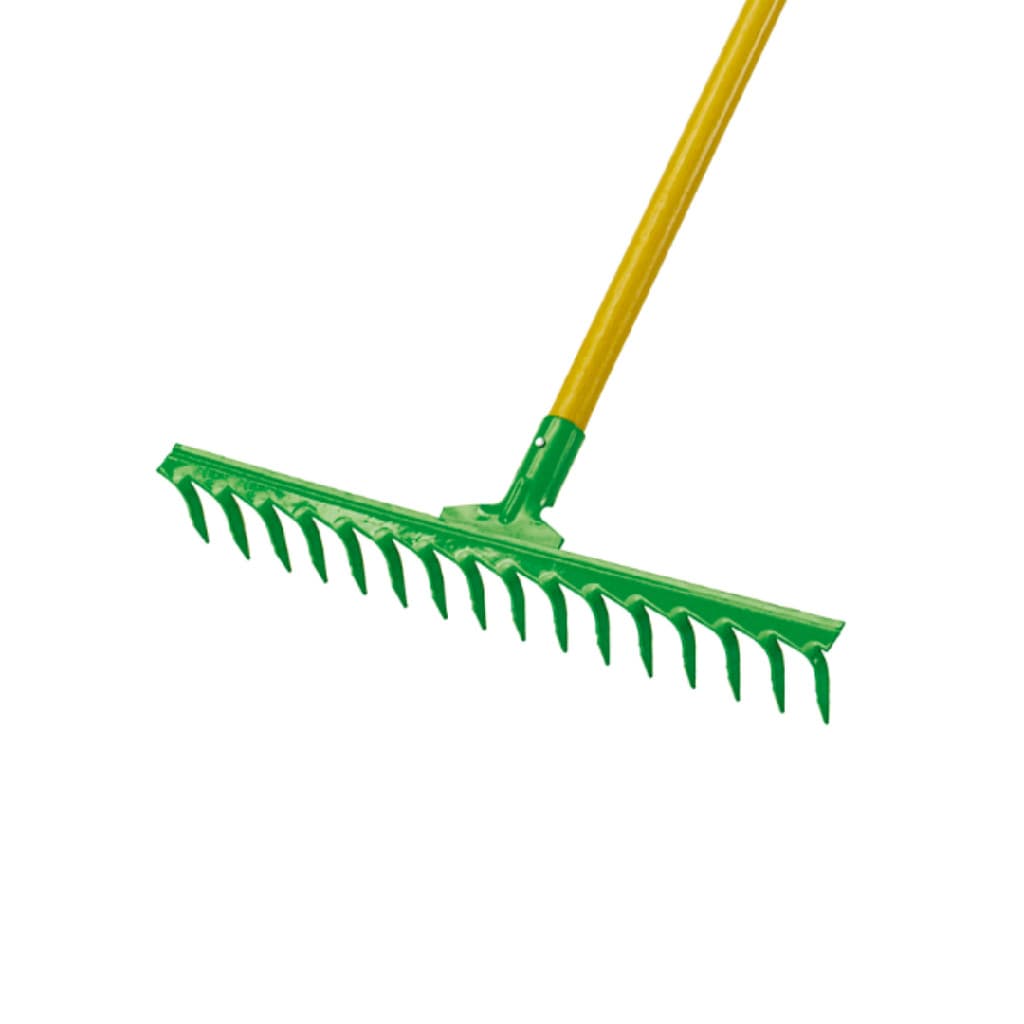 Ancinho Rastelo Reto 16 Dentes TRAPP - Com Cabo 120cm