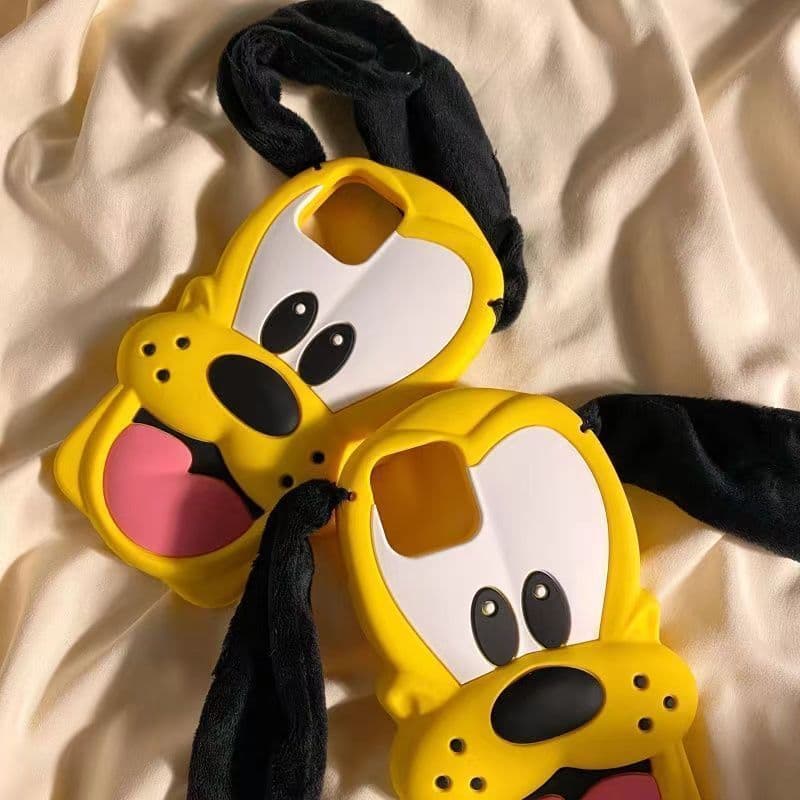 Desenhos animados dos desenhos animados Pateta Dog Plutão Apple 17promax Phone Case iPhone16/15pro Silicone 1314 Soft Ca