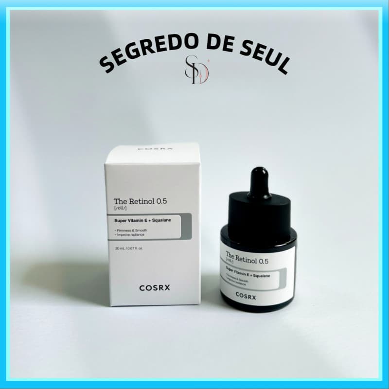 COSRX Óleo Retinol 0.5, 20ml, Sérum Anti-Idade Com 0.5% De Tratamento De Retinoide Para O Rosto