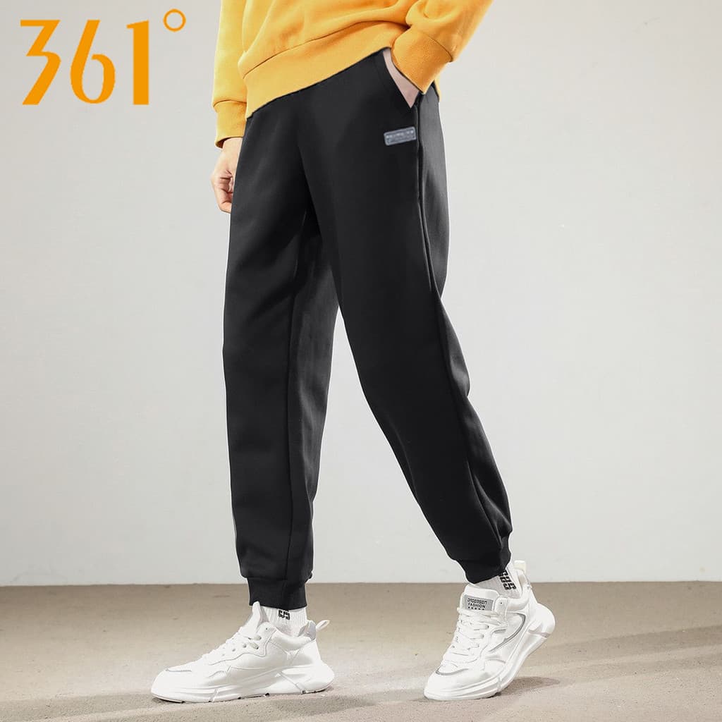 361 calças esportivas masculinas 2025 outono novo estilo de malha quente Leggings calças soltas calças casuais calças co
