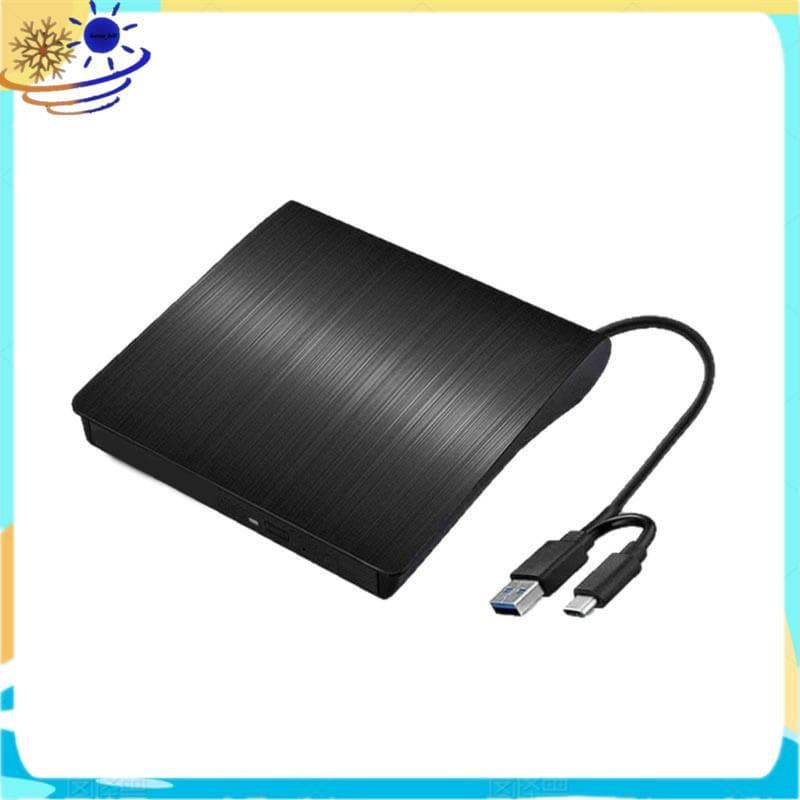 [Le's Shop] 2 Em 1 USB3.0 TypeC Unidade De CD DVD Externa Óptica Fina Leitor De Gravador-RW Externo Bluray Player Para P
