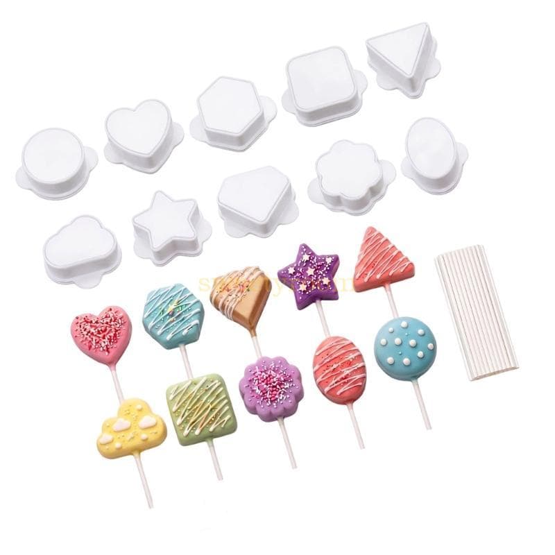 Conjunto De Bandeja De Cozimento Doméstico SR Com 10 Formas PET Para Fazer Bolos E Doces De Chocolate