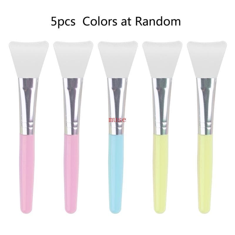 muse 5 Peças De Silicone Para Pincel Facial Pincéis De Agitação De Maquiagem Macia Cores Aleatórias