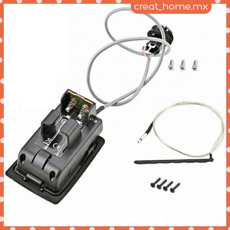 [Creat_home] Pré-Amplificador De Equalizador De Guitarra Integrado Com Captador Para Instrumentos Acústicos De Cordas Oc