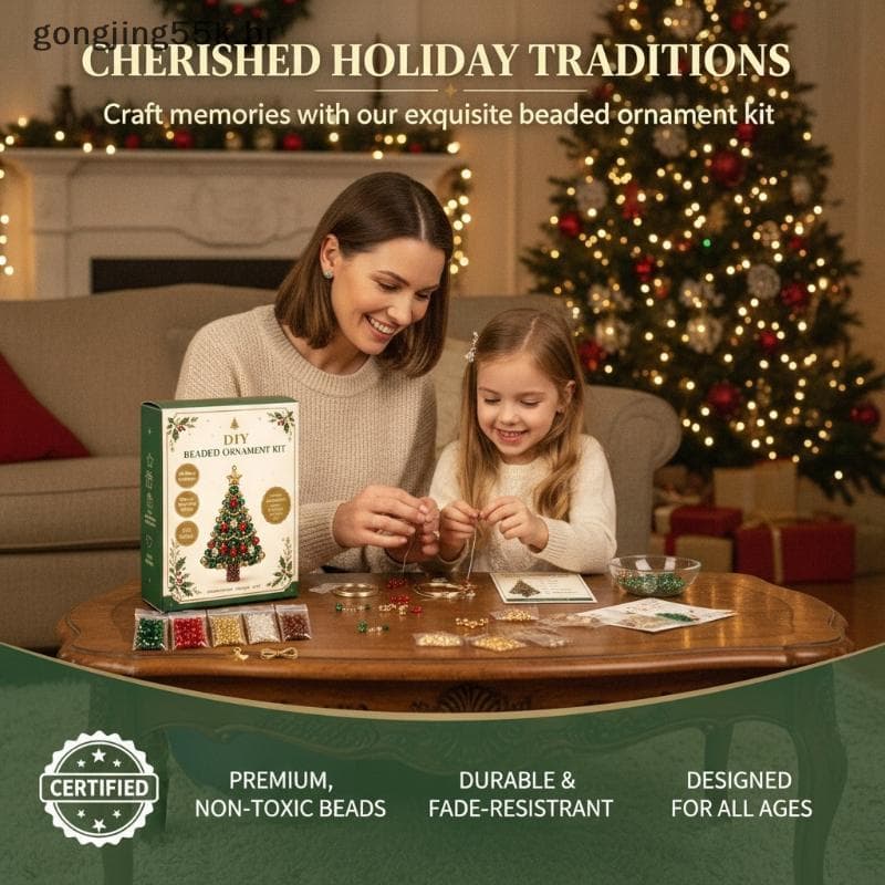 gon DIY Frisado Doces Kit De Ornamento De Árvore De Natal Todos Os Materiais Incluídos Amigável Para Iniciantes Família