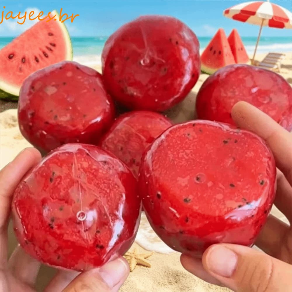 JAYEES Brinquedo Fidget Não Rebote , Squishy De Melancia Para Alívio De Ansiedade , Pitada De Frutas Criativas