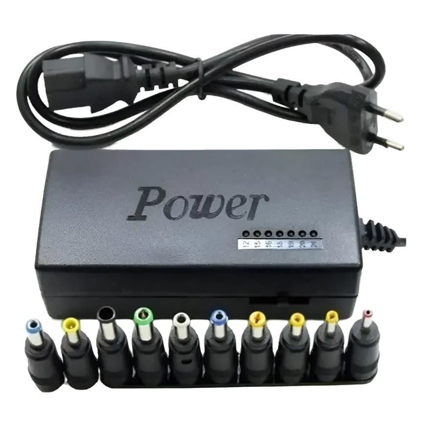 Fonte Carregador Universal Notebook Laptop computador 12v a 24v 10 Plug Compatível com 110V e 220V