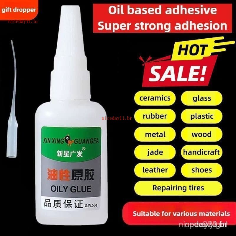 A cola à base de óleo de 20/50g recém-atualizada é um adesivo super versátil e de alta resistência, adequado para EF7E.
