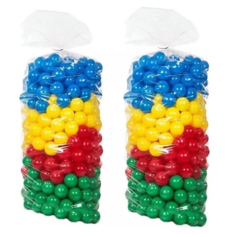 100 Bolinha Plástica Colorida Para Piscina de Bolinha  100 Unidades