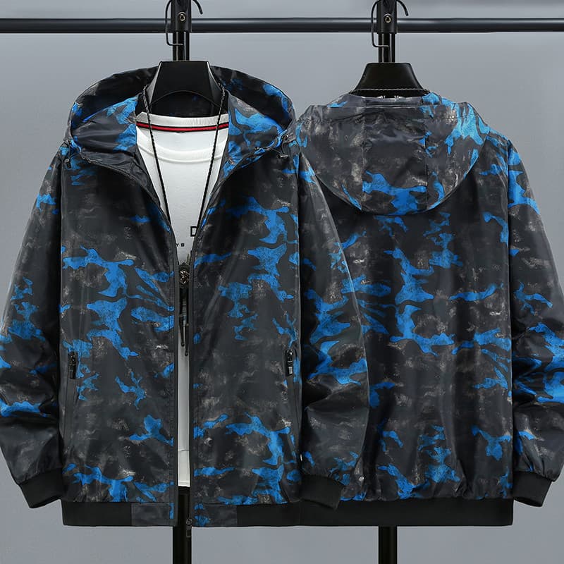 Primavera outono jaqueta masculina 2026 novo estilo masculino versão coreana moda Casual camuflagem jaqueta masculina co