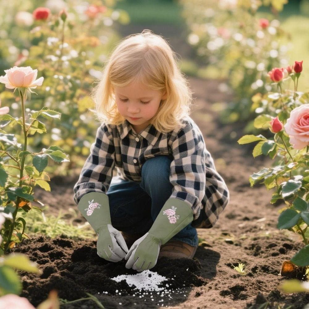 Luvas De Jardinagem , Impermeáveis À Prova De Espinhos De Pano Oxford Poda Respiráveis Resistentes A Picadas De Seguranç
