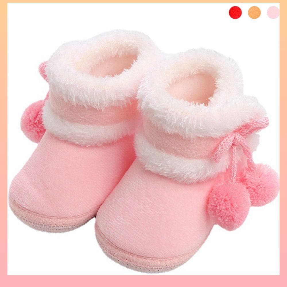 Sapatos De Algodão , Botas De Neve Quentes De Lã Para Crianças Pequenas , Sola Macia Antiderrapante , Calçados