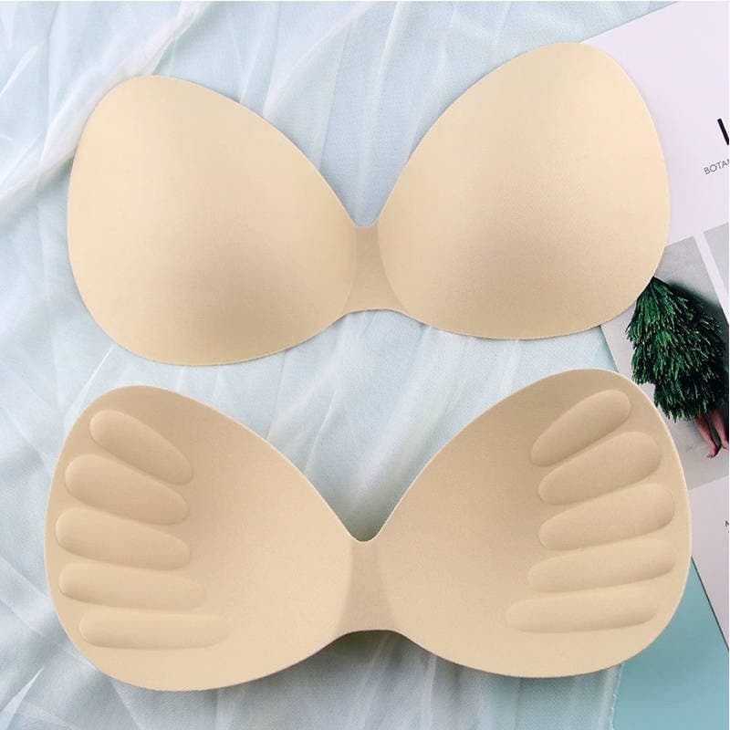Acessórios De Roupa Interior Feminina Sutiã Peito Levantar Inserção Almofadas De Espuma Esponja Tapetes Copos Biquíni Es