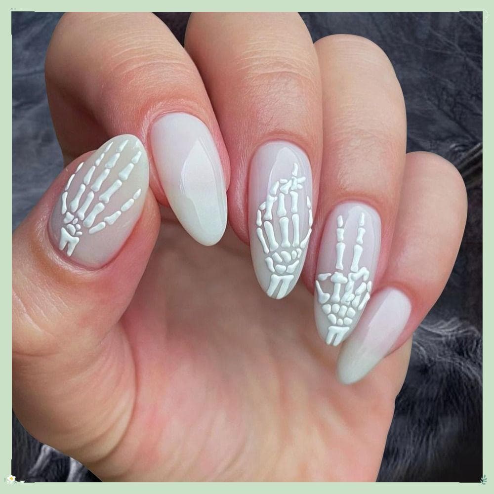 24pcs Unhas Postiças , Chama Vermelha Longa Amêndoa Falsa Nials , Estilete Destacável Bailarina Imprensa Em DIY