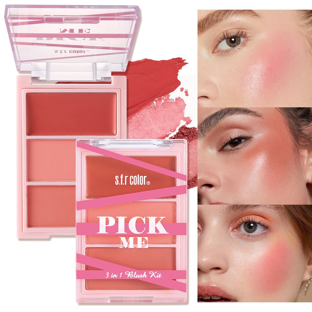 ❤❤ Beleza 2 cores blush paleta 1 cor blush creme 2 em 1 atmosfera Rouge água luminosa pele maquiagem Facial ❤❤26.9.7