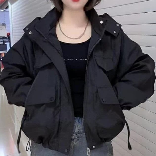 2025 exclusivo bonito início da primavera High-End Super bonito Casual All-match com capuz jaqueta fina feminina#现货2025独