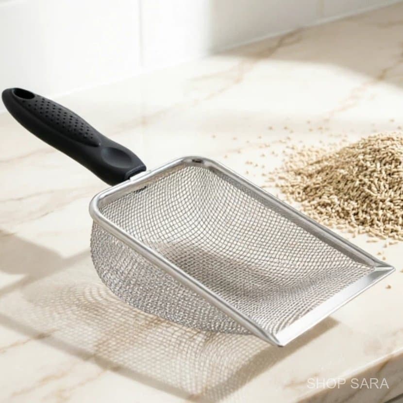 3/4/5 Pcs Pá De Areia Para Gato Filtra Rapidamente Superfície Lisa Grip Confortável Material Resistente