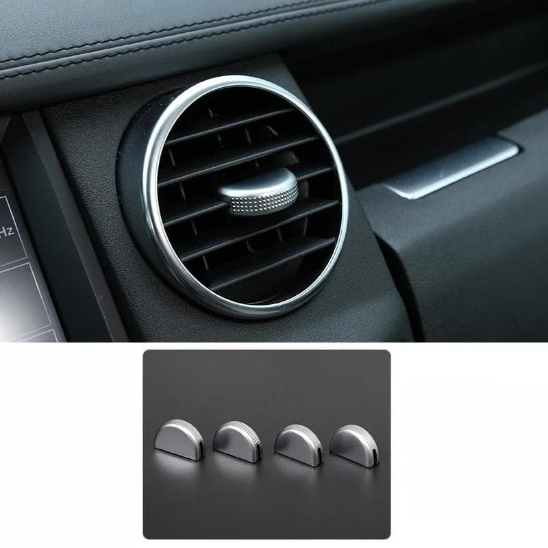 4 Pçs Carro Ar Condicionado Saída De Ventilação Ajustar Capa Acessórios Interiores Para Land Rover Discovery 3 4 LR3 LR4