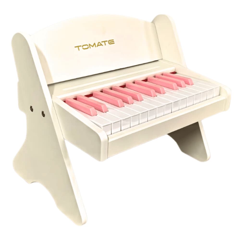 Piano Teclado Infantil 25 Teclas Musical Digital Educativo com Controle de Volume Entrada para Fone e Microfone