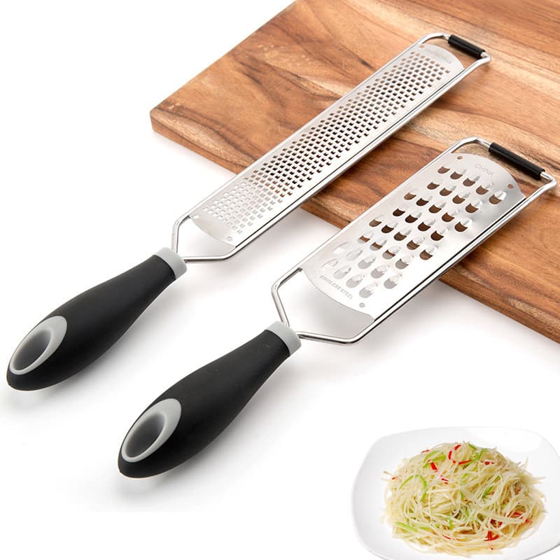 Ralador de queijo em aço inoxidável, ralador de queijo, ralador de vegetais, ferramenta multifuncional de cozinha com ta
