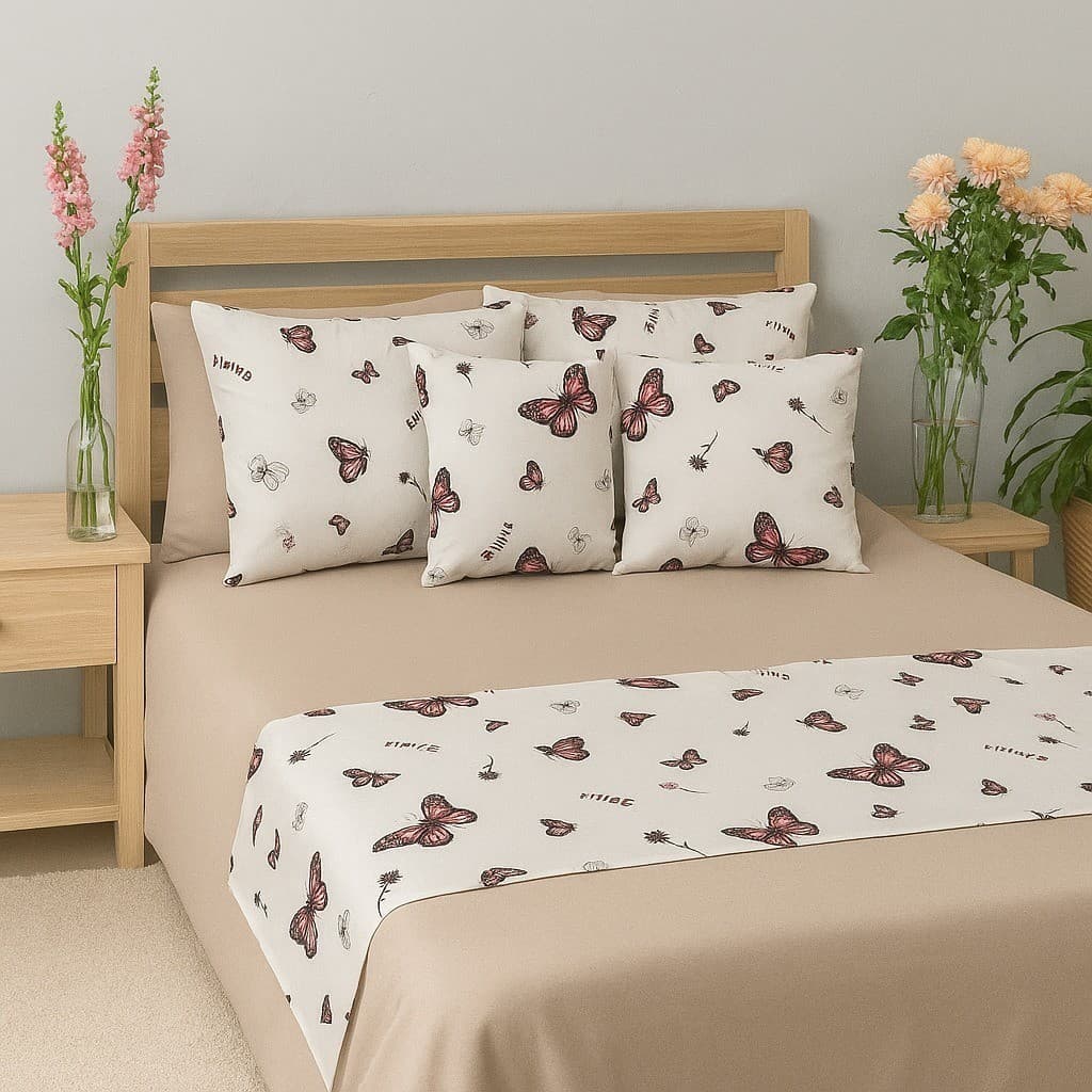 Kit 3 PC Peseira KING QUEEM PADRAO SOLTEIRO + 2 Capa Almofadas  Tecido Algodao  Perfeita Cama Posta