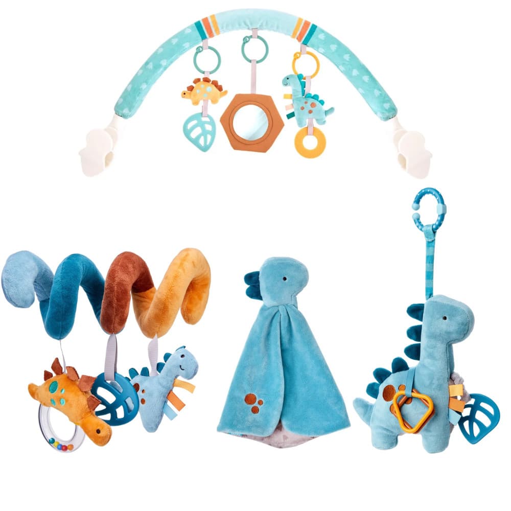 KIT MAGIC DINO MÓBILE, NANINHA, MOLA DE ATIVIDADES E DINO MUSICAL - BUBA
