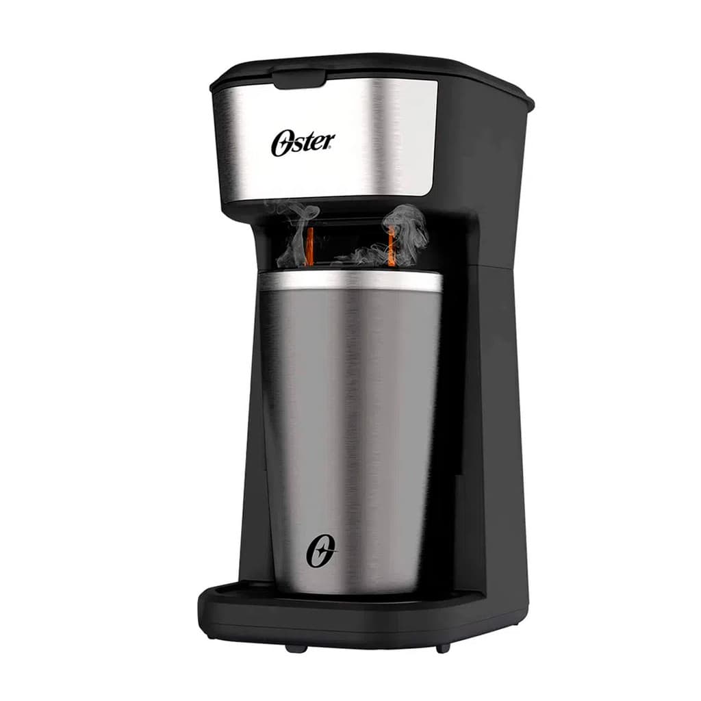 Cafeteira Elétrica Oster 2Day OCAF200 127v Inox 2 em 1 Copo Térmico 400 Ml Filtro Permanente