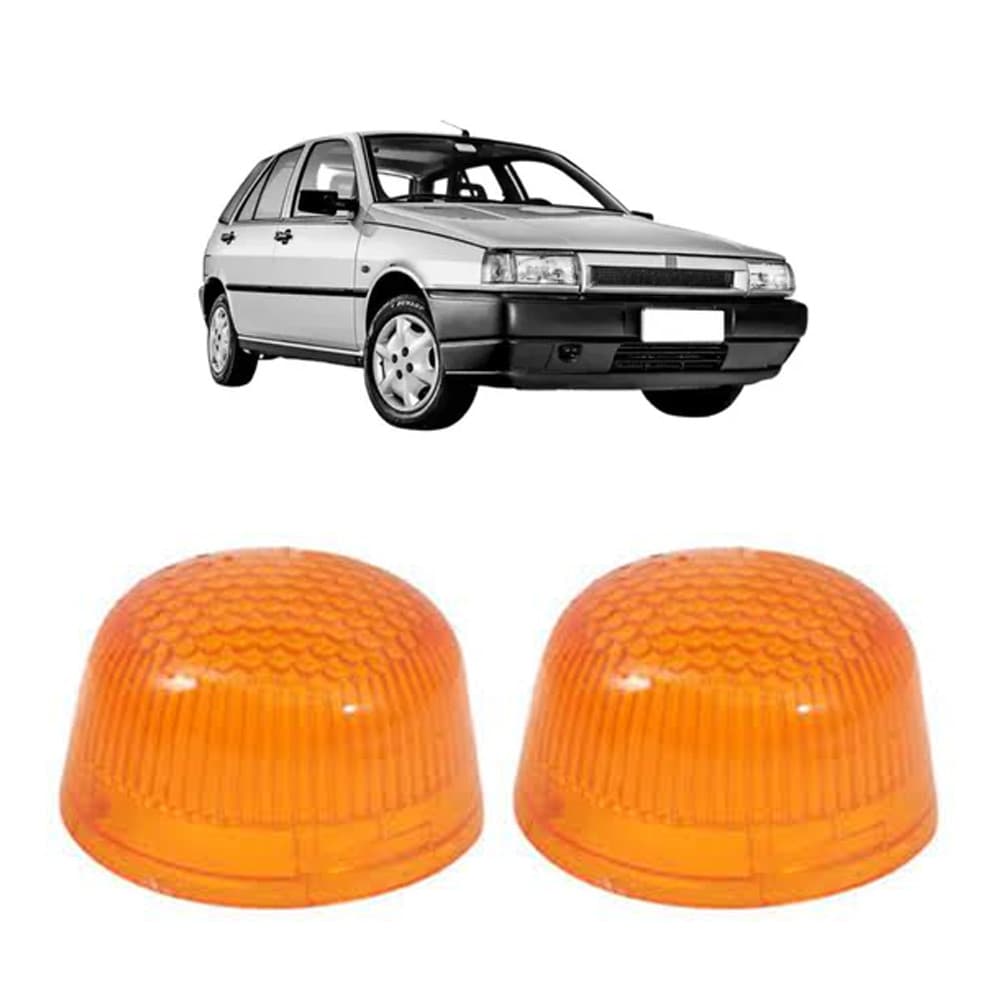 Par Lente Pisca Lanterna Lateral Fiat Tipo Paralama Ambar